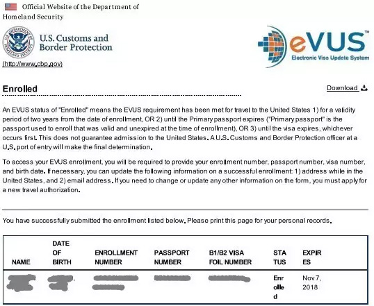 注意：持十年美國簽證前往塞班，必須登記EVUS!